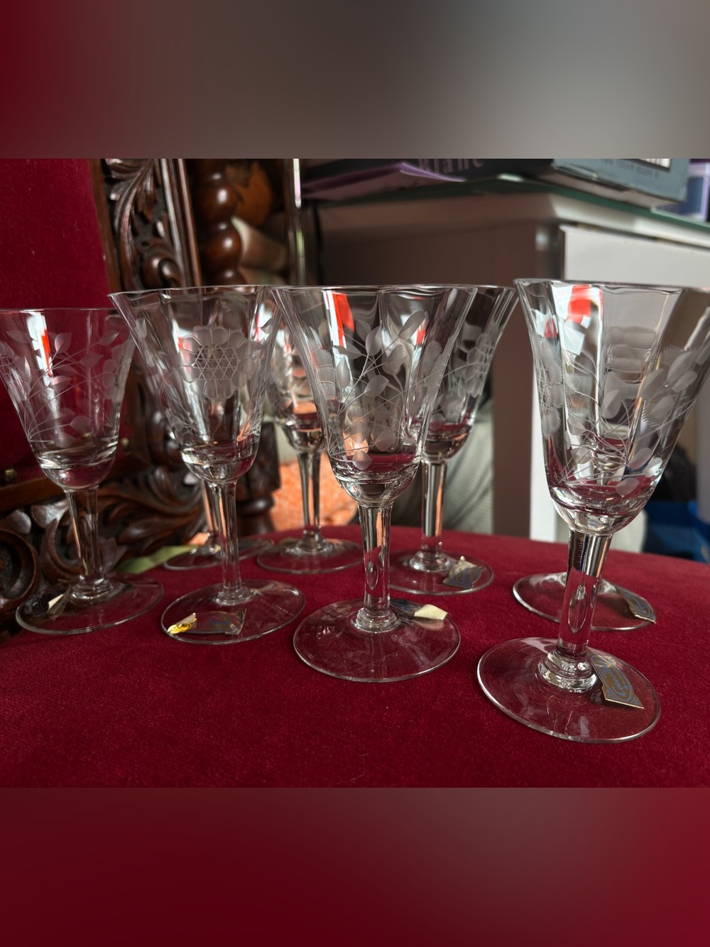 Vintage Corn Flower Glass